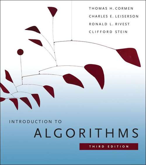 Book cover of Introduction to Algorithms