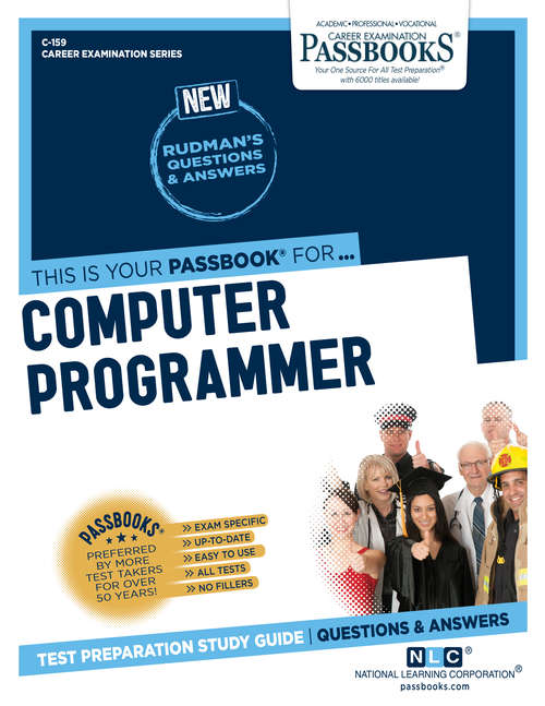 Book cover of Computer Programmer: Passbooks Study Guide (Career Examination Series: C-159)