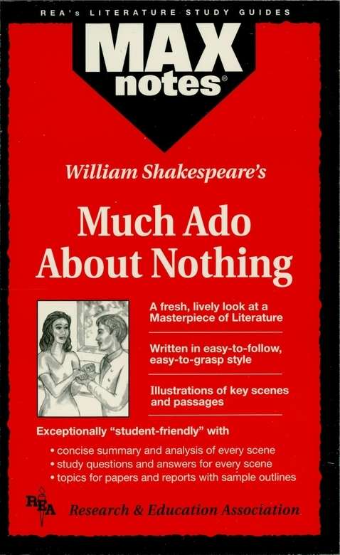 Book cover of Much Ado About Nothing (MAXNotes Literature Guides)