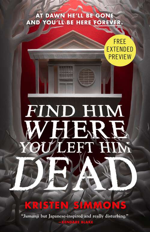 Book cover of Sneak Peek for Find Him Where You Left Him Dead