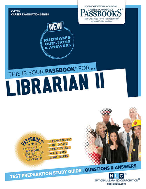 Book cover of Librarian II: Passbooks Study Guide (Career Examination Series)
