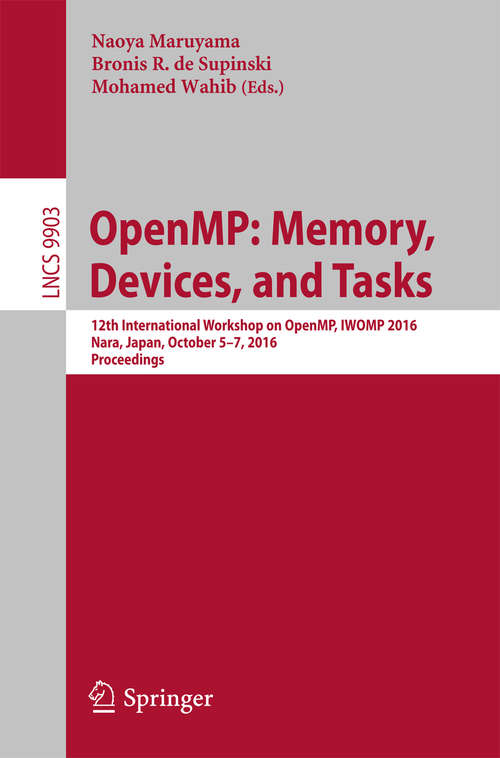 Book cover of OpenMP: Memory, Devices, and Tasks