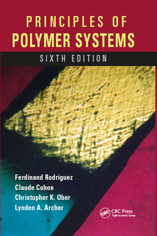 Book cover of Principles of Polymer Systems