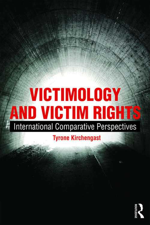 Book cover of Victimology and Victim Rights: International comparative perspectives