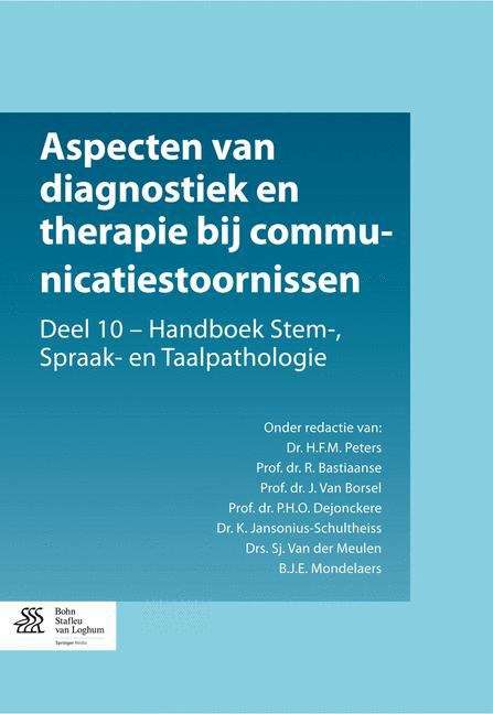 Book cover of Aspecten van diagnostiek en therapie bij communicatiestoornissen: Deel 10 - Handboek Stem-, Spraak- en Taalpathologie