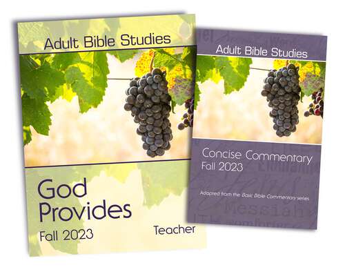 Book cover of Adult Bible Studies Fall 2023 Teacher/Commentary Kit (Adult Bible Studies Fall 2023 Teacher/Commentary Kit - eBook [ePub])