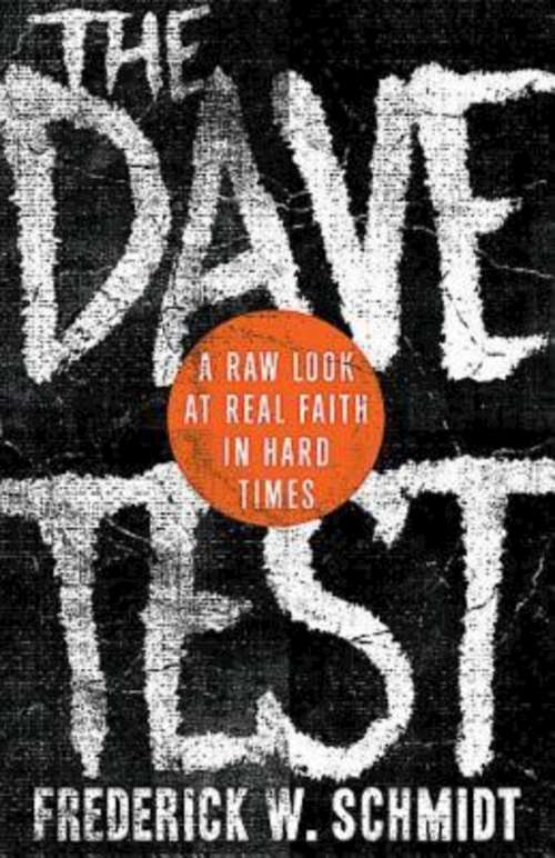 Book cover of The Dave Test: A Raw Look at Real Faith in Hard Times