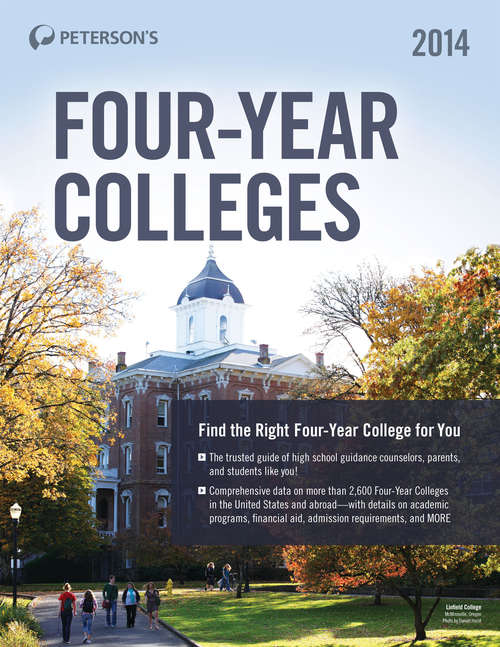 Book cover of Four-Year Colleges 2014
