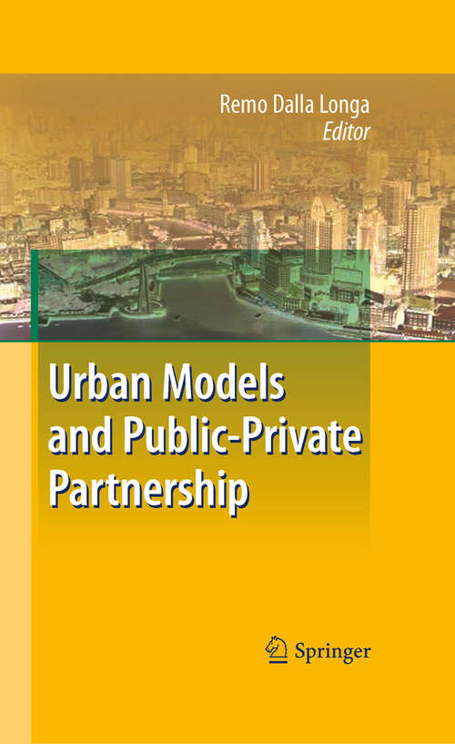 Book cover of Urban Models and Public-Private Partnership