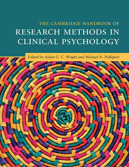 Book cover of The Cambridge Handbook of Research Methods in Clinical Psychology (Cambridge Handbooks in Psychology)
