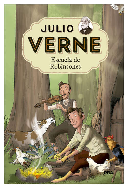 Book cover of Escuela de Robinsones: Julio Verne 6