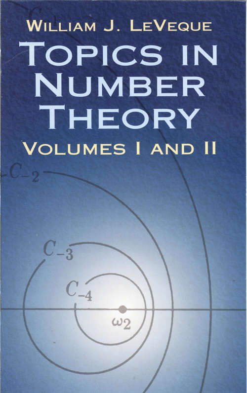 Book cover of Topics in Number Theory, Volumes I and II