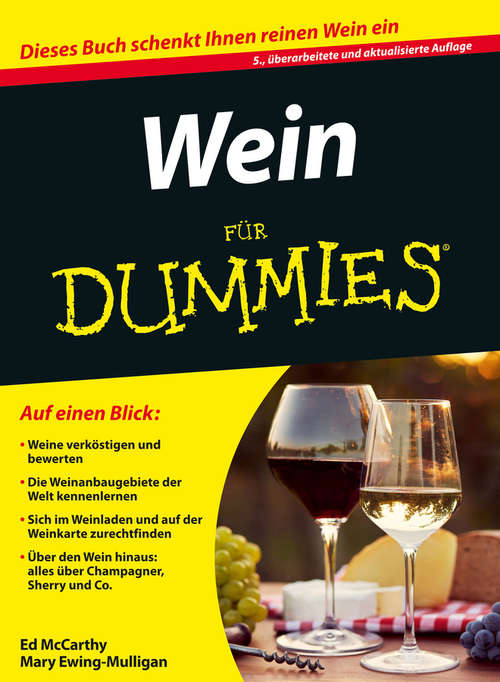 Book cover of Wein für Dummies (5. Auflage) (Für Dummies)
