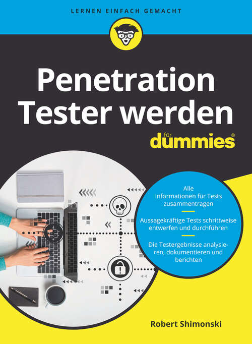 Book cover of Penetration Tester werden für Dummies (F&uuml;r Dummies)