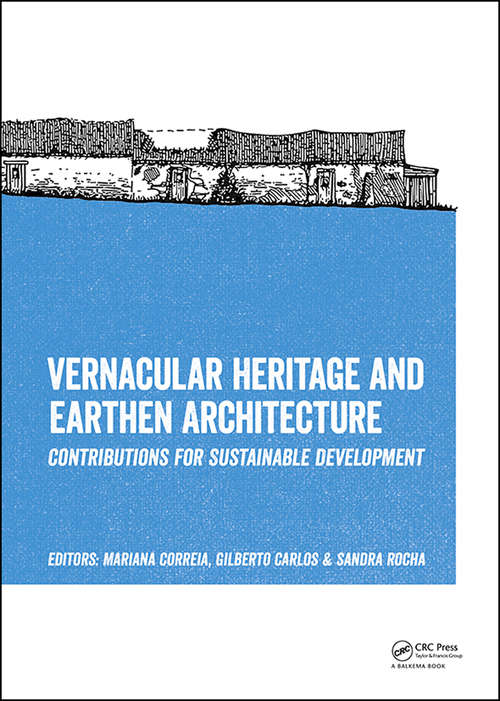 Book cover of Vernacular Heritage and Earthen Architecture (1)