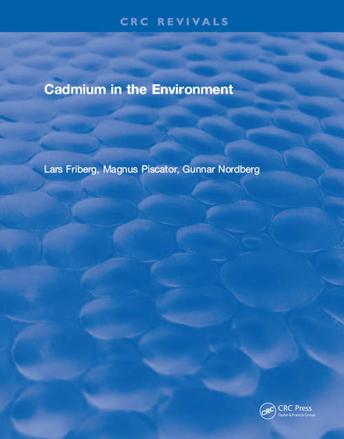 Book cover of Cadmium in the Environment (2)