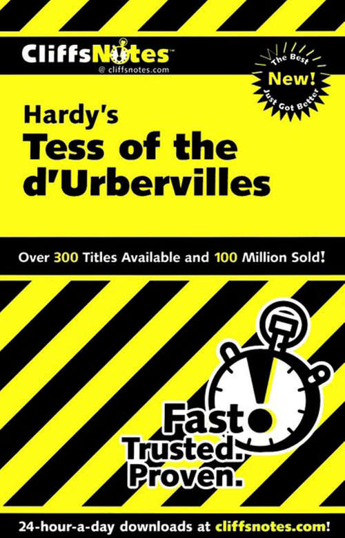 Book cover of CliffsNotes on Hardy's Tess of the d'Urbervilles