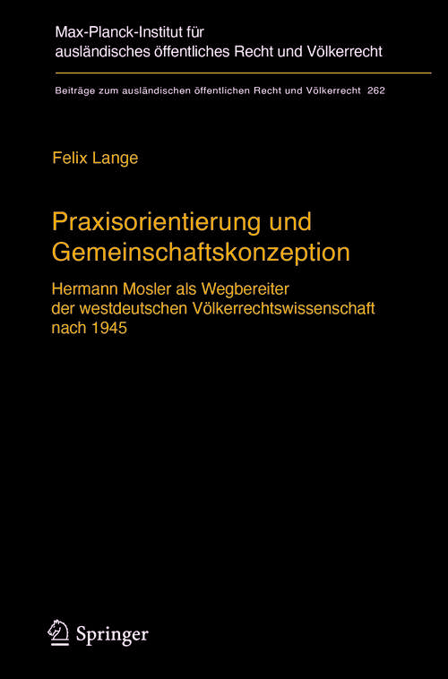 Book cover of Praxisorientierung und Gemeinschaftskonzeption
