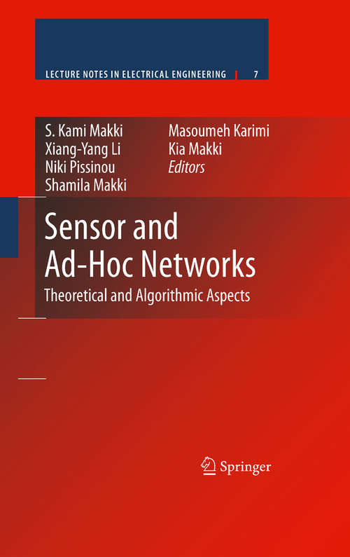 Book cover of Sensor and Ad-Hoc Networks