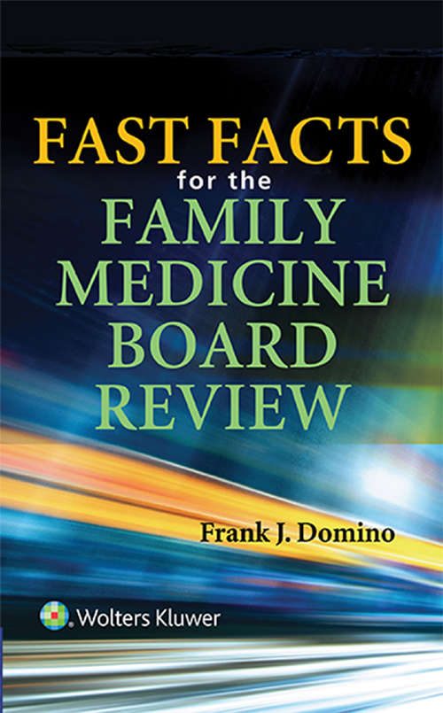 Book cover of Fast Facts for the Family Medicine Board Review