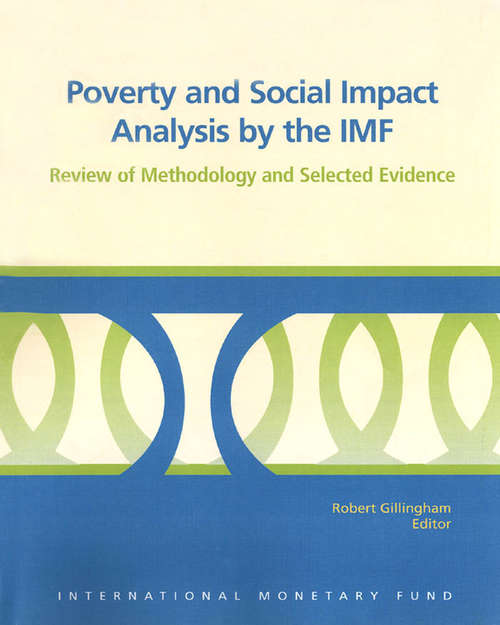 Book cover of Poverty and Social Impact Analysis by the IMF: Review of Methodology and Selected Evidence