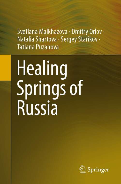 Book cover of Healing Springs of Russia (1st ed. 2022)