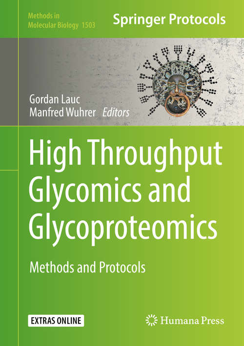 Book cover of High-Throughput Glycomics and Glycoproteomics