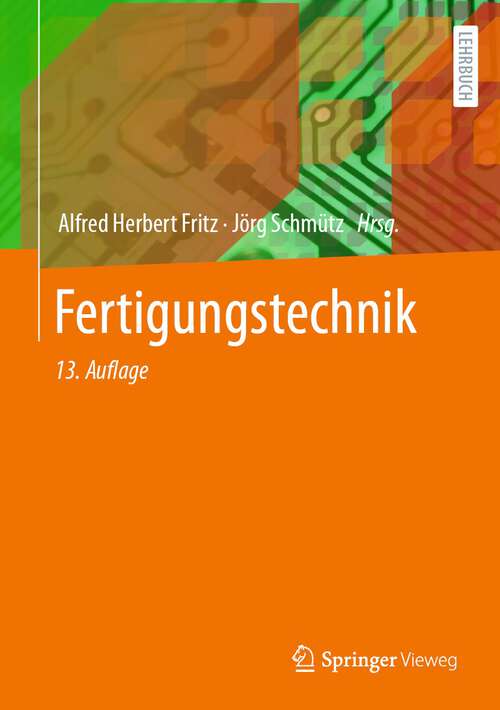 Book cover of Fertigungstechnik (13. Aufl. 2022)