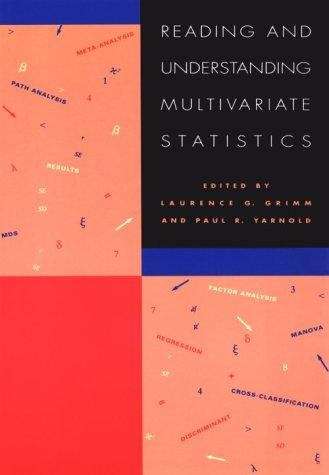 Book cover of Reading and Understanding Multivariate Statistics