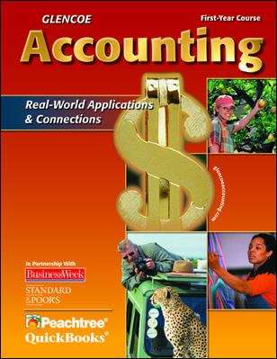 Book cover of Glencoe Accounting: Real-world Applications and Connections