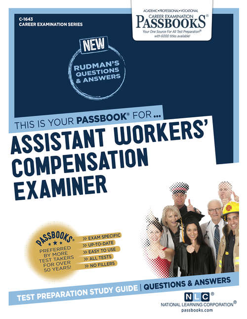 Book cover of Assistant Workers' Compensation Examiner: Passbooks Study Guide (Career Examination Series)