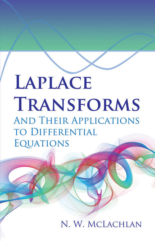 Book cover of Laplace Transforms and Their Applications to Differential Equations