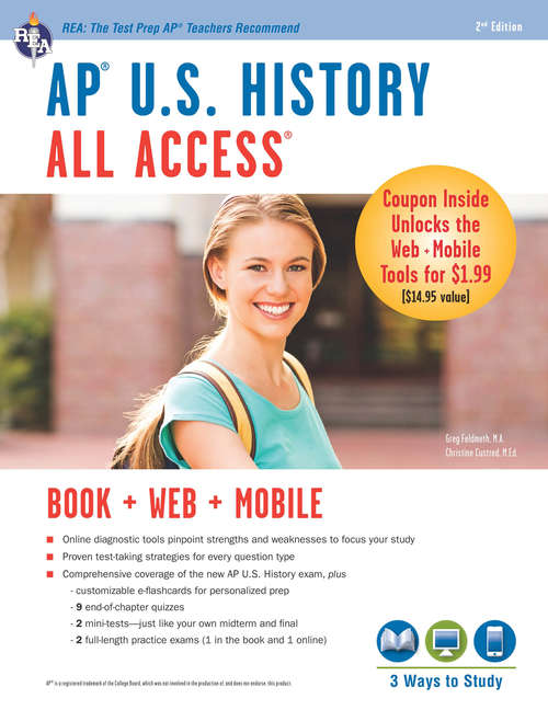 Book cover of AP® U.S. History All Access Book + Online + Mobile (Advanced Placement (AP) All Access)