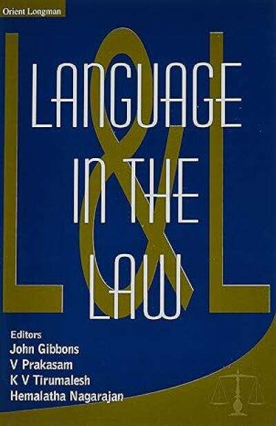 Book cover of Language in the Law
