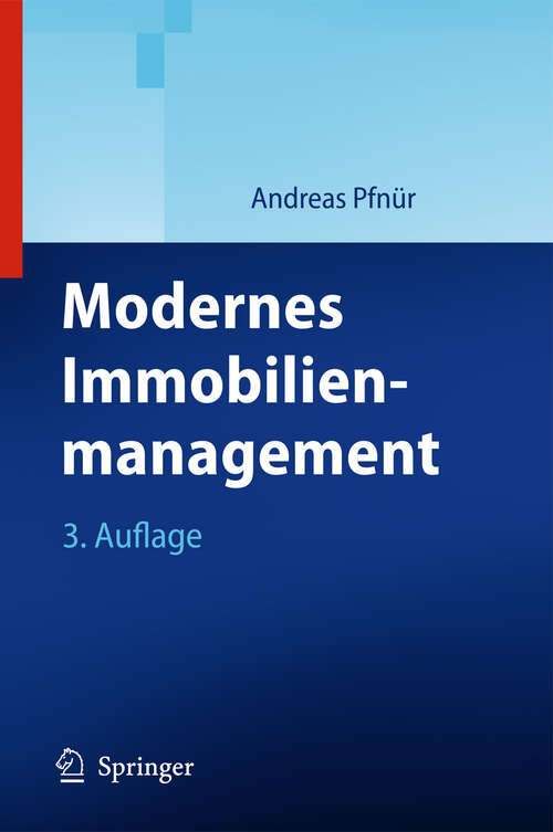 Book cover of Modernes Immobilienmanagement