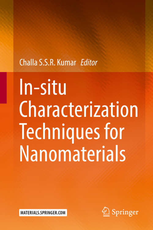 Book cover of In-situ Characterization Techniques for Nanomaterials