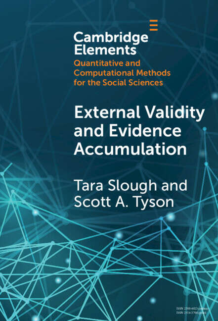 Book cover of External Validity and Evidence Accumulation (Elements in Quantitative and Computational Methods for the Social Sciences)