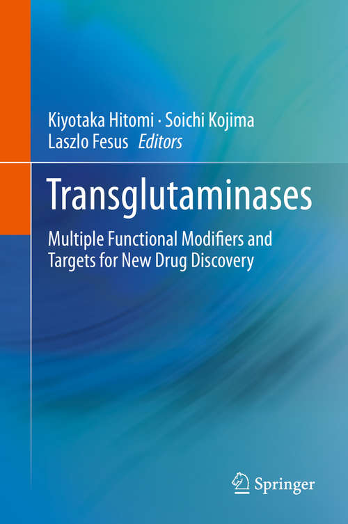 Book cover of Transglutaminases