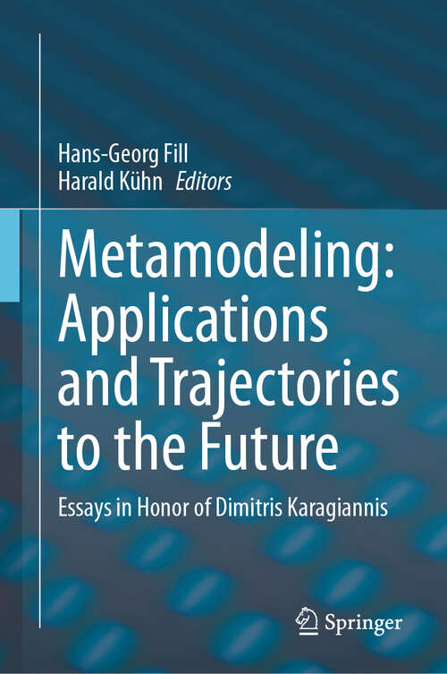 Book cover of Metamodeling: Essays in Honor of Dimitris Karagiannis (2024)