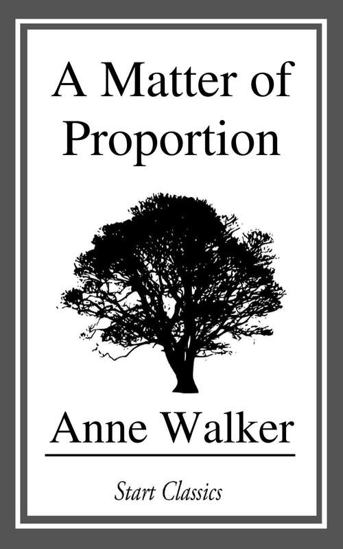 Book cover of A Matter of Proportion