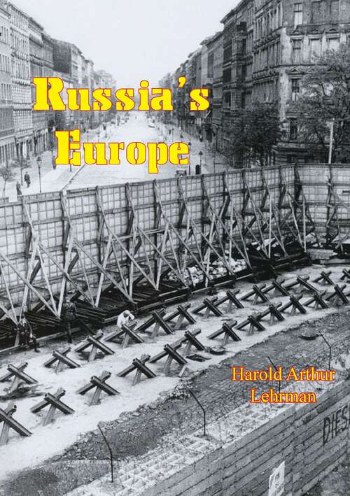 Book cover of Russia's Europe
