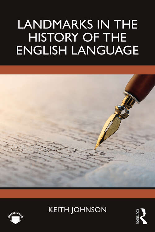 Book cover of Landmarks in the History of the English Language