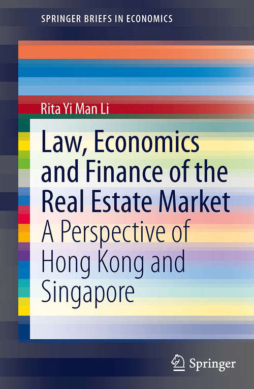 Book cover of Law, Economics and Finance of the Real Estate Market