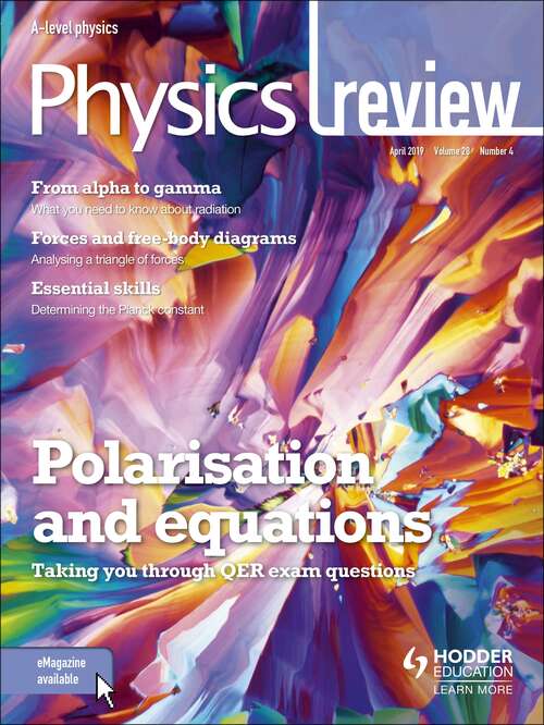 Book cover of Physics Review Magazine Volume 28, 2018/19 Issue 4