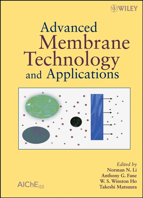 Book cover of Advanced Membrane Technology and Applications