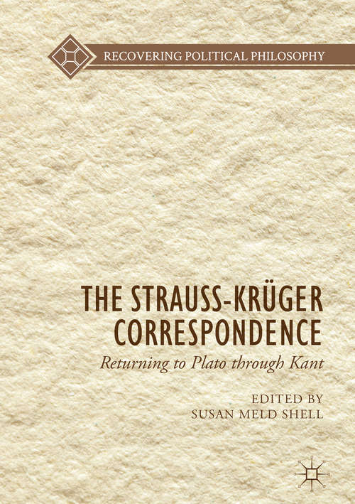 Book cover of The Strauss-Krüger Correspondence