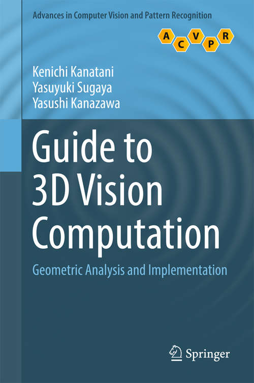 Book cover of Guide to 3D Vision Computation