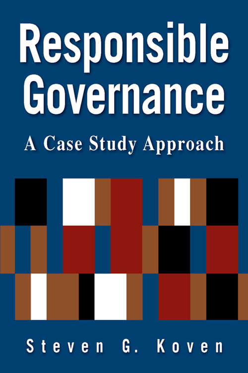 Book cover of Responsible Governance: A Case Study Approach