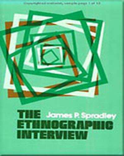 Book cover of The Ethnographic Interview