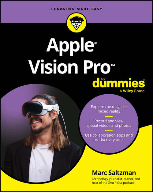 Book cover of Apple Vision Pro For Dummies